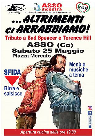 …. altrimenti ci arrabbiamo!!  tributo a bud spencer e terence hill con la 1^ sfida a birra e salsicce